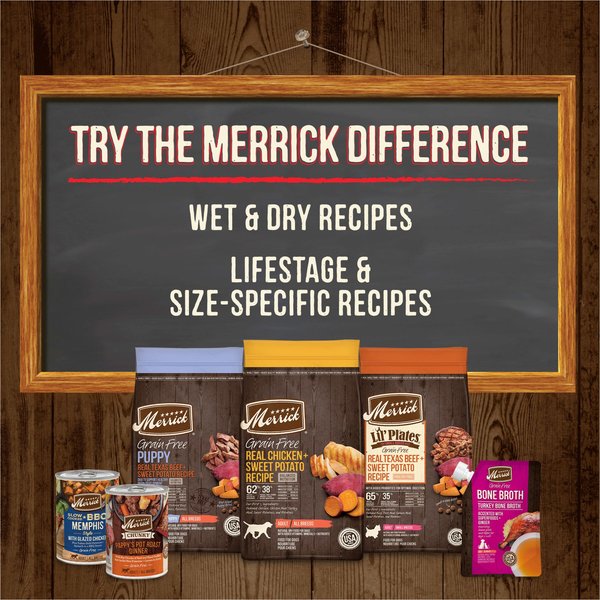 Show full view: Merrick Power Bites Real Chicken Recipe Grain-Free Soft & Chewy Dog Treats, 170-g bag slide 9 of 18