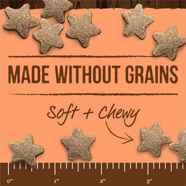 Show full view: Merrick Power Bites Real Salmon Recipe Grain-Free Soft & Chewy Dog Treats, 170-g bag slide 11 of 18