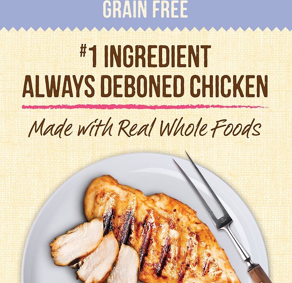 Show full view: Merrick Lil' Plates Grain-Free Real Chicken + Sweet Potato Recipe Small Breed Dry Dog Food, 1.81-kg bag slide 5 of 17