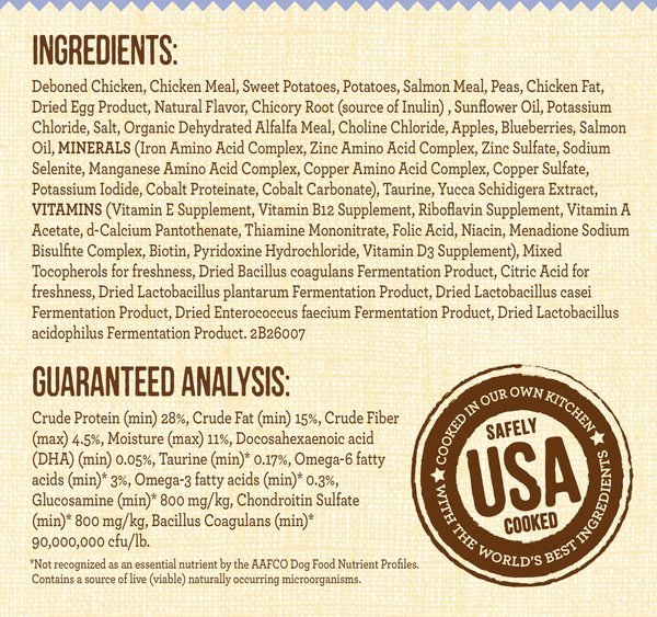 Show full view: Merrick Lil' Plates Grain-Free Real Chicken + Sweet Potato Recipe Small Breed Dry Dog Food, 9.07-kg bag slide 7 of 10