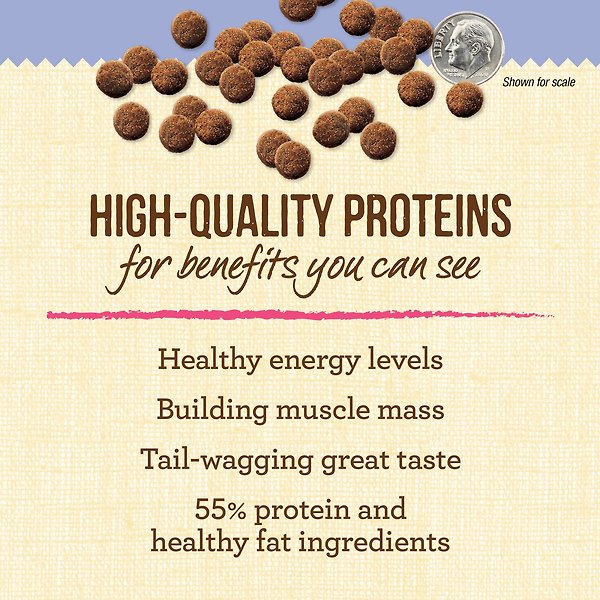 Show full view: Merrick Lil' Plates Grain-Free Real Chicken + Sweet Potato Recipe Small Breed Dry Dog Food, 5.44-kg bag slide 9 of 17