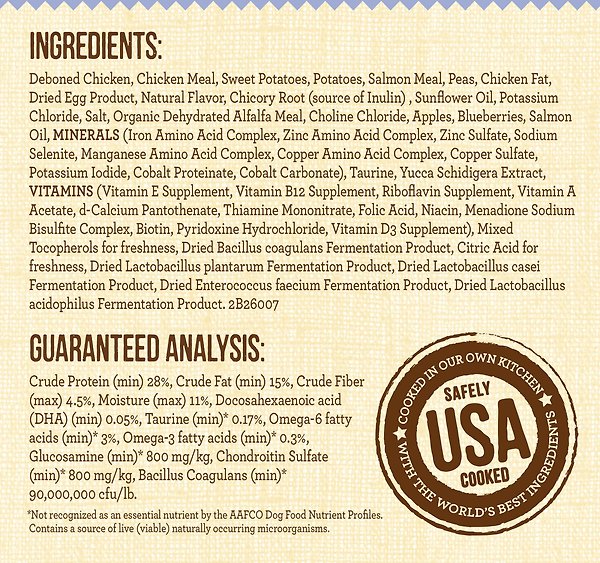 Show full view: Merrick Lil' Plates Grain-Free Real Chicken + Sweet Potato Recipe Small Breed Dry Dog Food, 5.44-kg bag slide 11 of 17