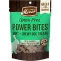 Merrick Power Bites Real Rabbit + Sweet Potato Recipe Grain-Free Soft & Chewy Dog Treats, 170-g bag