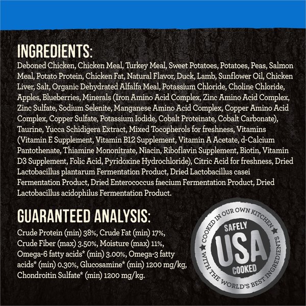 Show full view: Merrick Backcountry Raw Infused Grain-Free Large Breed Recipe Freeze-Dried Dog Food, 9.07-kg bag slide 11 of 17