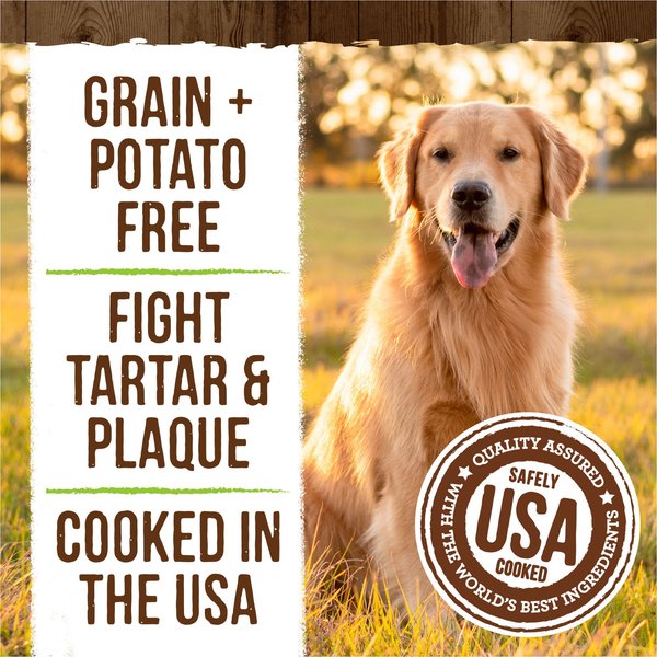 Show full view: Merrick Fresh Kisses Infused with Coconut Oil & Botanicals Large Dental Dog Treats, 16 count slide 5 of 10