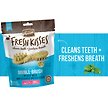 Show in main carousel: Merrick Fresh Kisses Double-Brush Mint Breath Strip Infused Small Dental Dog Treats, 15 count slide 3 of 10