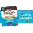 Show in main carousel: Merrick Fresh Kisses Double-Brush Mint Breath Strip Infused Large Dental Dog Treats, 16 count slide 3 of 10