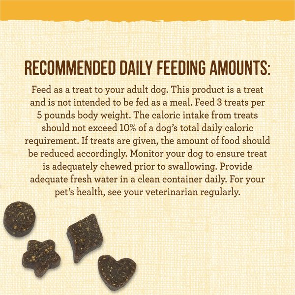 Show full view: Merrick Lil' Plates Lil' Chunky Chicken Recipe Grain-Free Dog Treats, 170-g bag slide 8 of 11