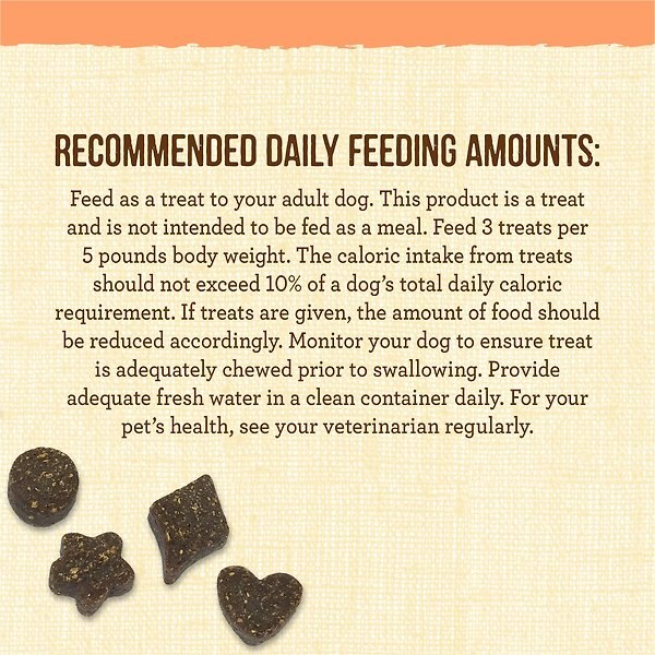 Show full view: Merrick Lil' Plates Small Salmon Recipe Grain-Free Dog Treats, 142-g bag slide 8 of 11