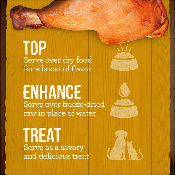 Show full view: Merrick Chicken Bone Broth Grain-Free Wet Dog Food Topper, 454-g pouch slide 5 of 10