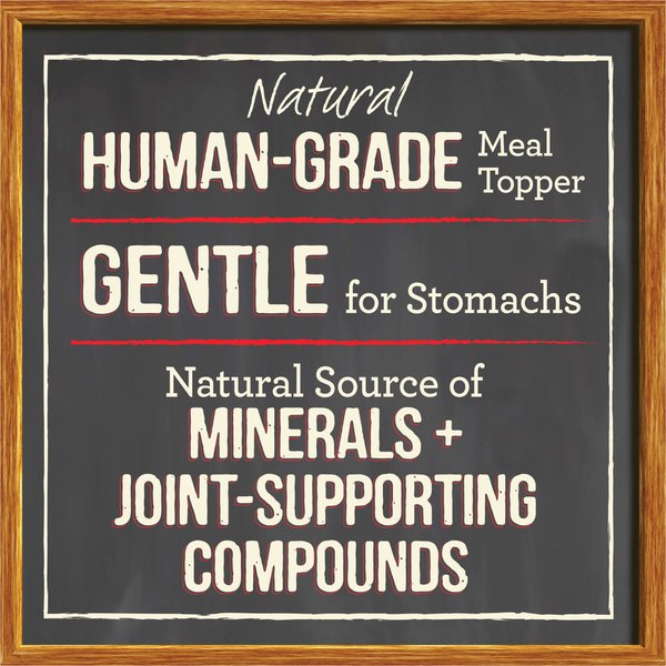 Show full view: Merrick Chicken Bone Broth Grain-Free Wet Dog Food Topper, 454-g pouch slide 6 of 10