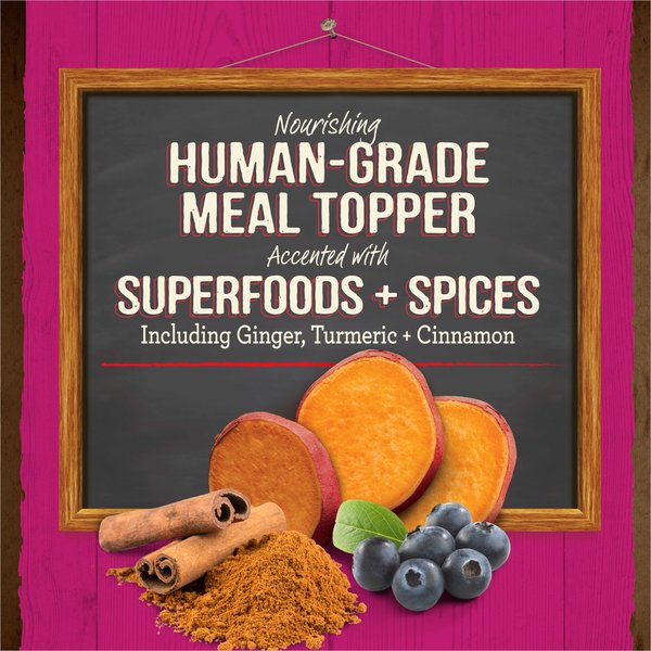 Show full view: Merrick Turkey Bone Broth Grain-Free Wet Dog Food Topper, 454-g pouch slide 4 of 10