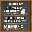 Show in main carousel: Merrick Purrfect Bistro Healthy Grains Real Chicken + Brown Rice Recipe Adult Dry Cat Food, 1.81-kg bag slide 5 of 10