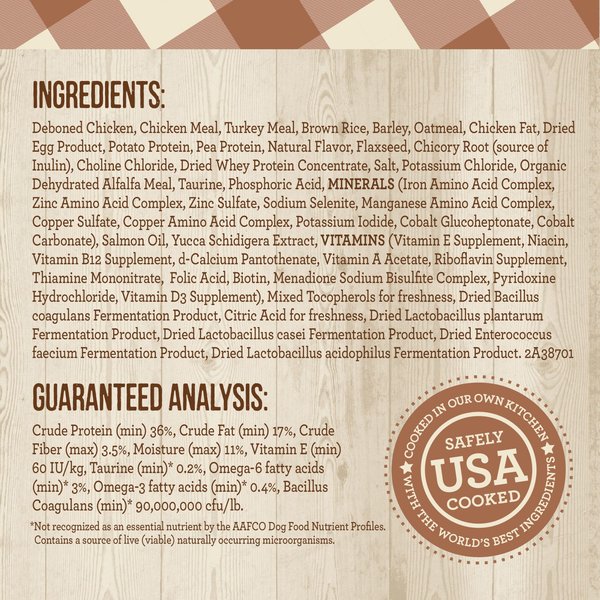 Show full view: Merrick Purrfect Bistro Healthy Grains Real Chicken + Brown Rice Recipe Adult Dry Cat Food, 1.81-kg bag slide 7 of 10