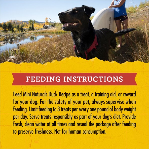 Show full view: Zuke's Mini Naturals Duck Recipe Training Dog Treats, 170-g bag slide 7 of 9