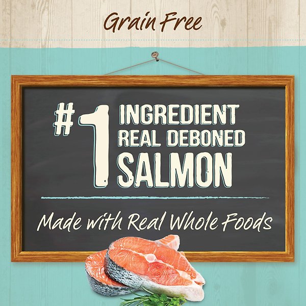 Show full view: Merrick Purrfect Bistro Grain-Free Salmon Pate Canned Cat Food, 85-g, case of 24 slide 4 of 11