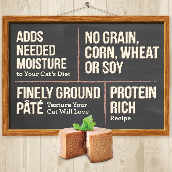 Show full view: Merrick Purrfect Bistro Grain-Free Wet Cat Food Duck Recipe Pate, 156-g can, case of 24 slide 5 of 11