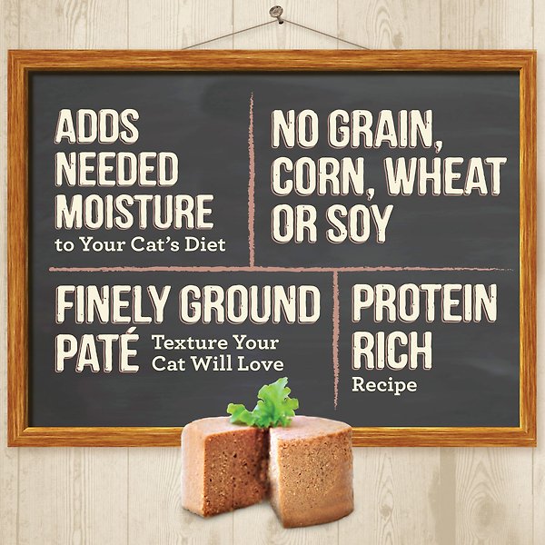 Show full view: Merrick Purrfect Bistro Grain-Free Wet Cat Food Duck Recipe Pate, 156-g can, case of 24 slide 6 of 11