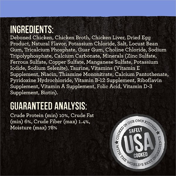 Show full view: Merrick Backcountry Grain-Free Wet Dog Food 96% Real Chicken Recipe, 360-g can, case of 12 slide 7 of 10