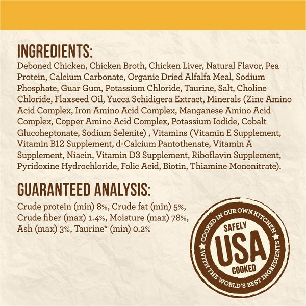 Show full view: Merrick Limited Ingredient Diet Grain-Free Real Chicken Pate Recipe Canned Cat Food, 142-g, case of 24 slide 7 of 11