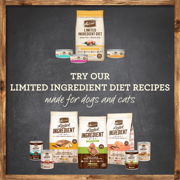 Show full view: Merrick Limited Ingredient Diet Grain-Free Real Duck Pate Recipe Canned Cat Food, 142-g, case of 24 slide 6 of 9