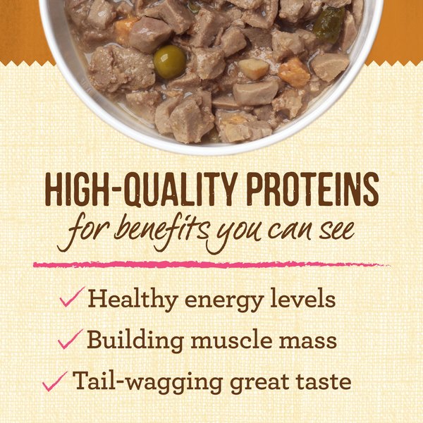 Show full view: Merrick Lil' Plates Grain-Free Small Breed Wet Dog Food Tiny Thanksgiving Day Dinner, 99-g tub, case of 12 slide 7 of 15