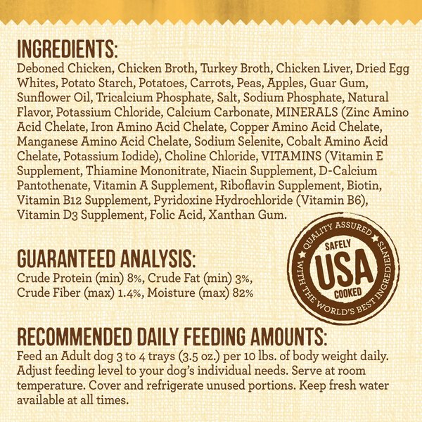 Show full view: Merrick Lil' Plates Grain-Free Small Breed Wet Dog Food Petite Pot Pie, 99-g tub, case of 12 slide 11 of 16