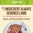 Show in main carousel: Merrick Lil' Plates Grain-Free Small Breed Wet Dog Food Little Lamb Chop Stew, 99-g tub, case of 12 slide 2 of 14