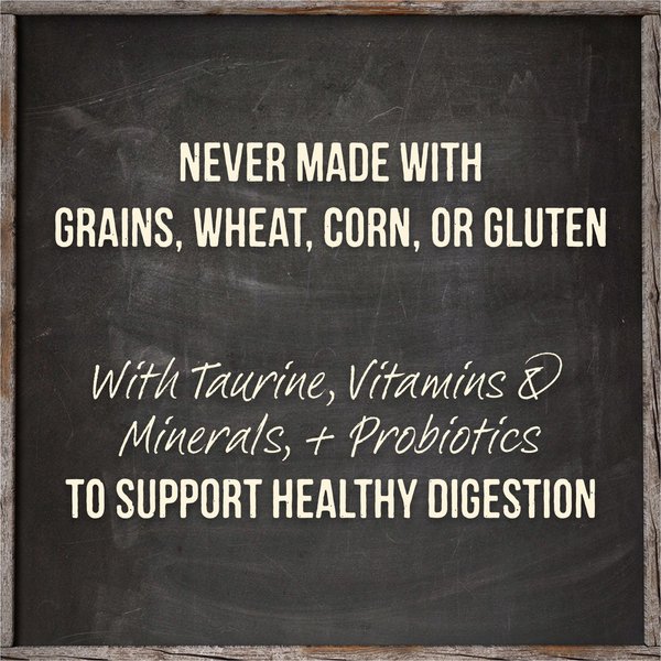 Show full view: Merrick Backcountry Grain-Free Morsels in Gravy Real Chicken Recipe Cuts Cat Food Pouches, 85-g, case of 24 slide 4 of 10
