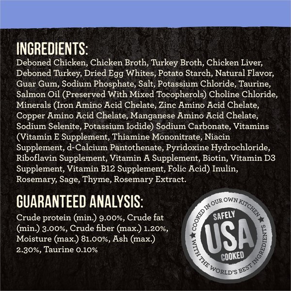 Show full view: Merrick Backcountry Grain-Free Morsels in Gravy Real Chicken Recipe Cuts Cat Food Pouches, 85-g, case of 24 slide 7 of 10