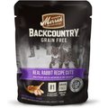 Merrick Backcountry Grain-Free Morsels in Gravy Real Rabbit Recipe Cuts Cat Food Pouches, 85-g, case of 24