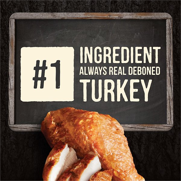 Show full view: Merrick Backcountry Grain-Free Morsels in Gravy Real Turkey Recipe Cuts Cat Food Pouches, 85-g, case of 24 slide 3 of 9