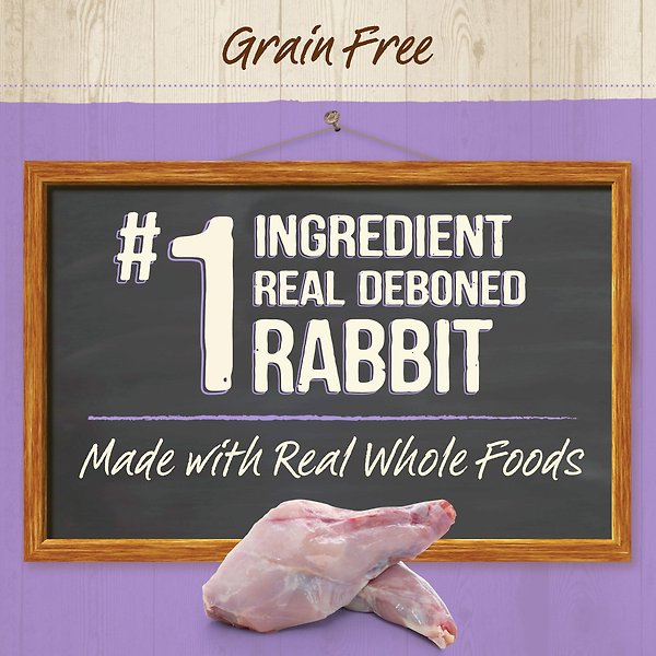 Show full view: Merrick Purrfect Bistro Rabbit Pate Grain-Free Wet Cat Food, 85-g can, case of 24 slide 3 of 10