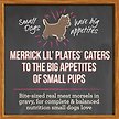 Show in main carousel: Merrick Lil' Plates Grain-Free Small Breed Wet Dog Food Surfin' + Turfin' Supper, 99-g tub, case of 12 slide 3 of 15