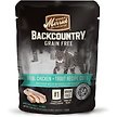 Show in main carousel: Merrick Backcountry Grain-Free Real Chicken & Trout Recipe Cuts Morsels in Gravy Cat Food Pouches, 85-g, case of 24 slide 1 of 10