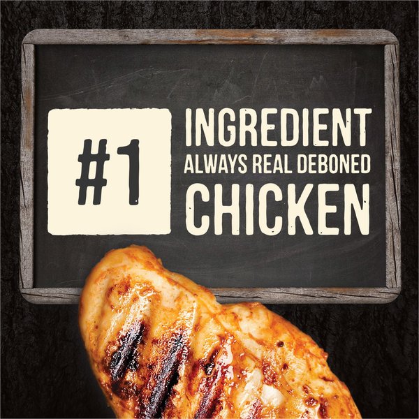 Show full view: Merrick Backcountry Grain-Free Real Chicken & Trout Recipe Cuts Morsels in Gravy Cat Food Pouches, 85-g, case of 24 slide 3 of 10