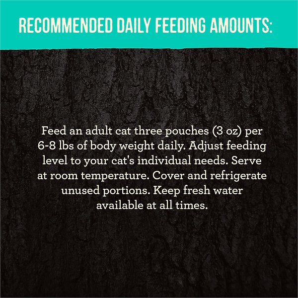 Show full view: Merrick Backcountry Grain-Free Real Chicken & Trout Recipe Cuts Morsels in Gravy Cat Food Pouches, 85-g, case of 24 slide 8 of 10