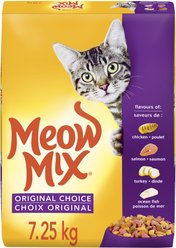 Meow Mix Original Choice Dry Cat Food, 7.25-kg bag