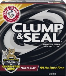 Arm & Hammer Litter Clump & Seal Multi-Cat Clumping Cat Litter, 12.7-kg box
