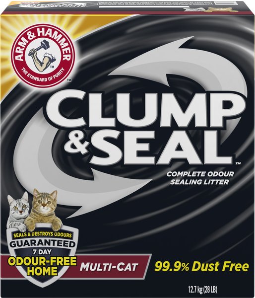 Arm & Hammer Litter Clump & Seal Multi-Cat Clumping Cat Litter, 12.7-kg box slide 1 of 9