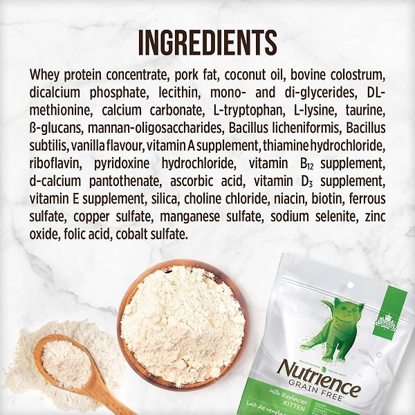 Show full view: Nutrience Kitten Milk Replacer Powder Supplement, 340-g bag slide 4 of 5