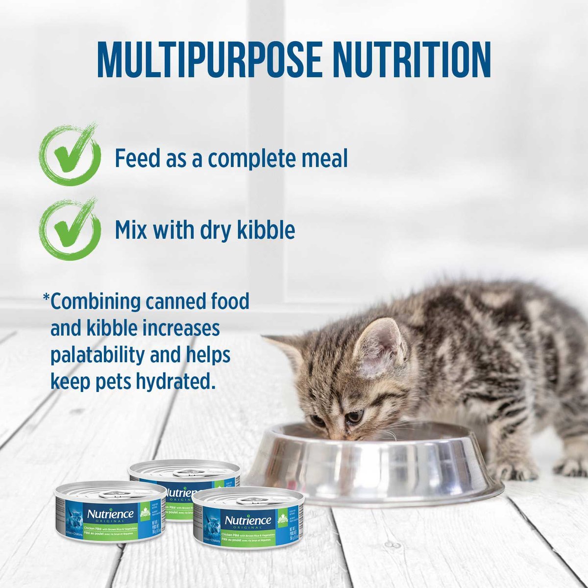 NUTRIENCE Original Kitten Chicken Pate with Brown Rice Vegetables Wet Cat Food 156 g can case of 24 Chewy Canada