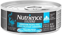 Nutrience Grain-Free SubZero Canadian Pacific Wet Cat Food, 156-g can, case of 24
