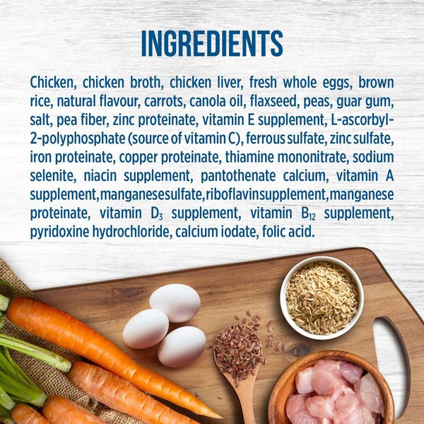 Show full view: Nutrience Original Puppy Chicken Pate with Rice & Vegetables Wet Dog Food, 369-g can, case of 12 slide 4 of 4