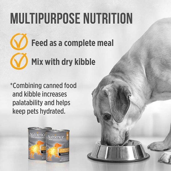 Show full view: Nutrience Infusion Chicken Wet Dog Food, 369-g can, case of 12 slide 4 of 5