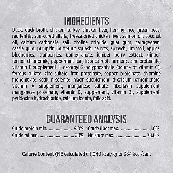 Show full view: Nutrience Infusion Brome Lake Duck Wet Dog Food, 369-g can, case of 12 slide 5 of 5