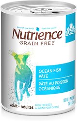 Nutrience Grain-Free Ocean Fish Pate Wet Dog Food, 369-g can, case of 12