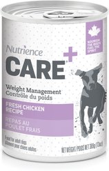 Nutrience Care Weight Management Wet Dog Food, 369-g can, case of 12
