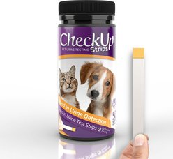 CheckUp Blood in Urine Detection Urine Testing for Dogs & Cats, 50 strips