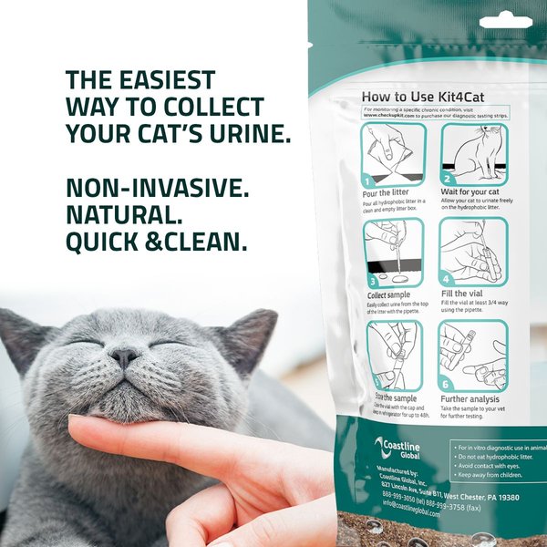 Show full view: Kit4Cat Cat Urine Sample Collection Kit Urine Testing for Cats, 0.91-kg bag slide 3 of 9